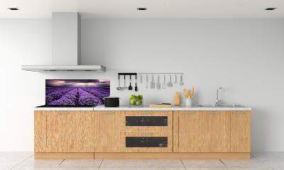 Dekorační panel sklo Pole levandule
