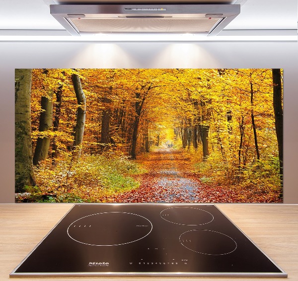 Dekorační panel sklo Podzimní les