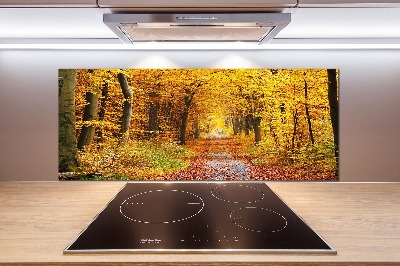 Dekorační panel sklo Podzimní les