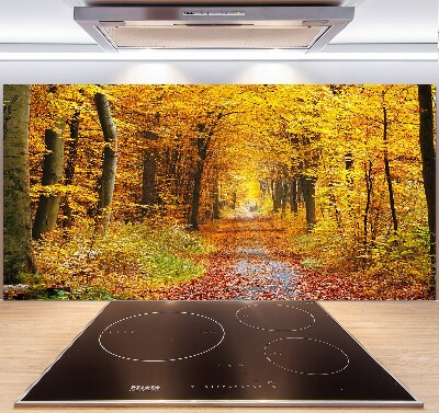Dekorační panel sklo Podzimní les