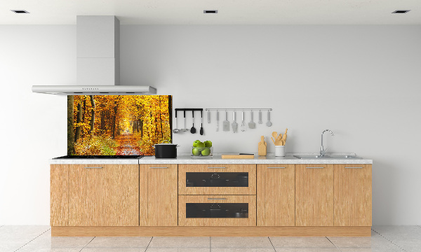 Dekorační panel sklo Podzimní les