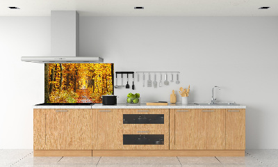 Dekorační panel sklo Podzimní les