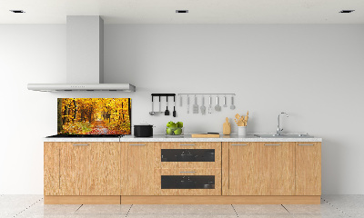 Dekorační panel sklo Podzimní les
