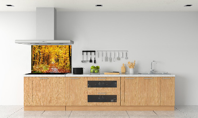 Dekorační panel sklo Podzimní les
