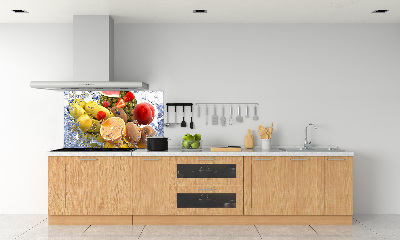 Dekorační panel sklo Ovoce a voda