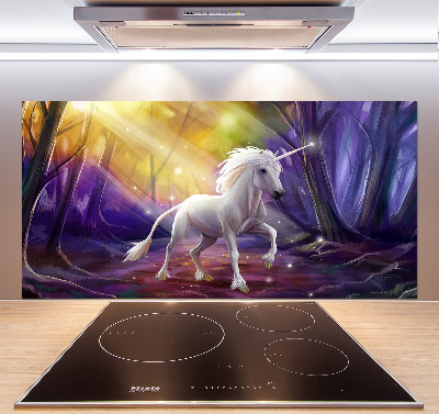Dekorační panel sklo Jednorožec