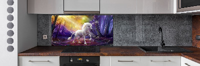 Dekorační panel sklo Jednorožec