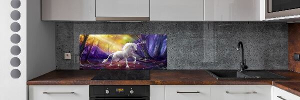 Dekorační panel sklo Jednorožec