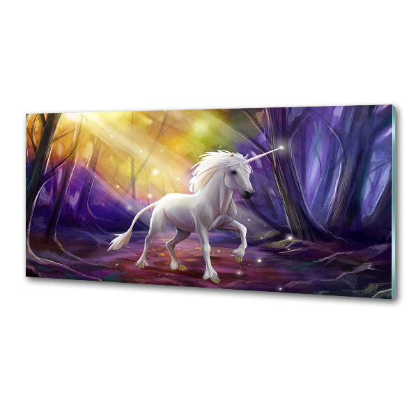 Dekorační panel sklo Jednorožec