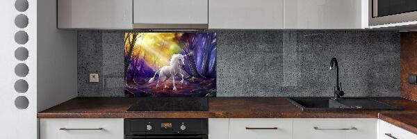 Dekorační panel sklo Jednorožec