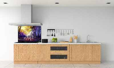 Dekorační panel sklo Jednorožec