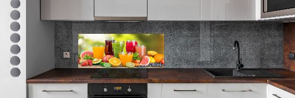 Dekorační panel sklo Ovocné džusy