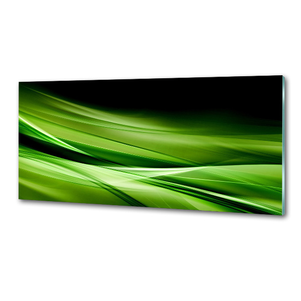 Panel do kuchyně Zelené vlny pozadí