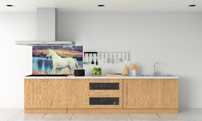 Panel do kuchyně Bílký kůň jezero