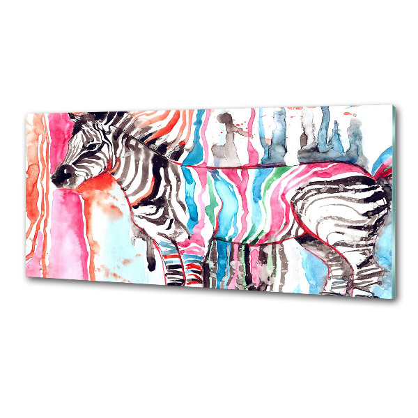 Panel do kuchyně Barevná zebra