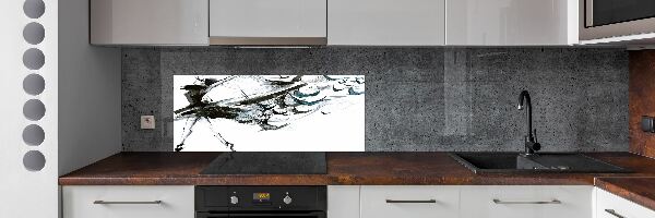 Skleněný panel do kuchynské linky Baletka