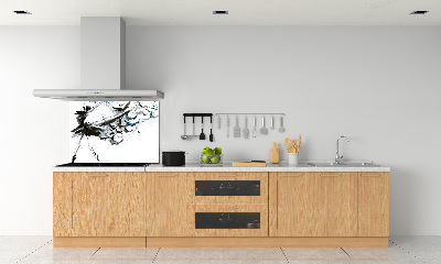 Skleněný panel do kuchynské linky Baletka