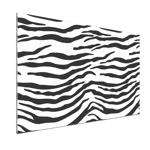 Skleněný panel do kuchynské linky Zebra pozadí