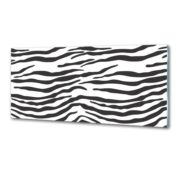 Skleněný panel do kuchynské linky Zebra pozadí