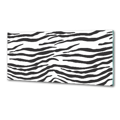 Skleněný panel do kuchynské linky Zebra pozadí