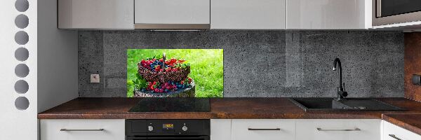 Panel lacobel Koš lesního ovoce