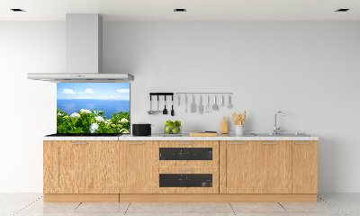 Panel do kuchyně Květiny nad mořem
