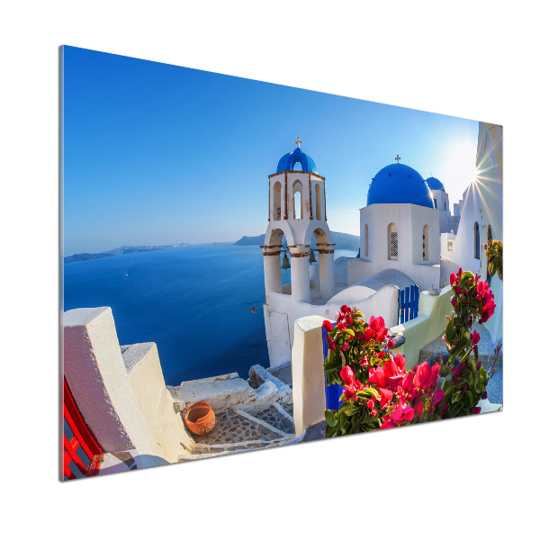 Panel do kuchyně Santorini Řecko