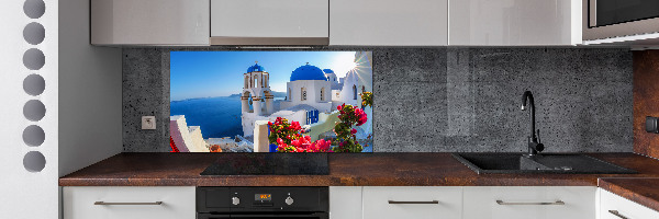 Panel do kuchyně Santorini Řecko