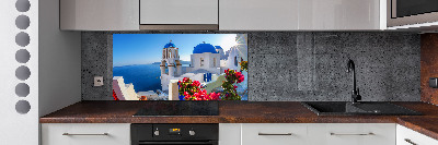 Panel do kuchyně Santorini Řecko