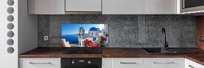 Panel do kuchyně Santorini Řecko