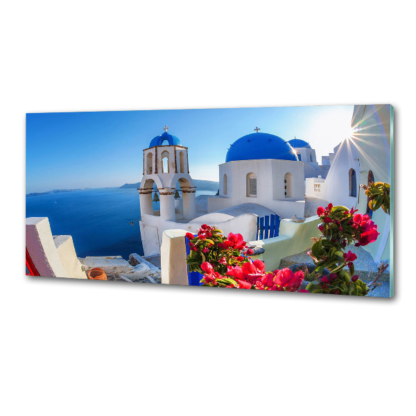 Panel do kuchyně Santorini Řecko
