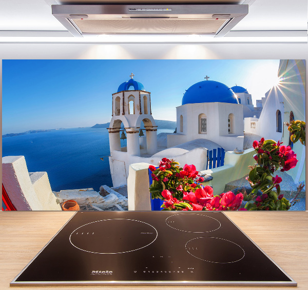 Panel do kuchyně Santorini Řecko