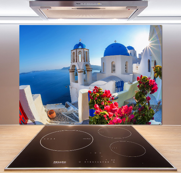 Panel do kuchyně Santorini Řecko