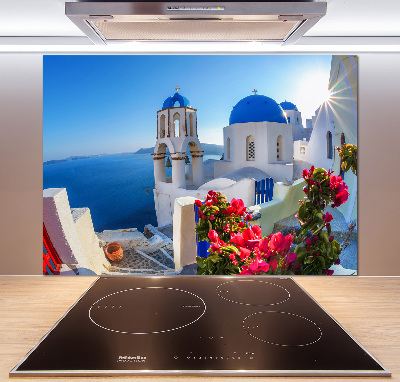 Panel do kuchyně Santorini Řecko