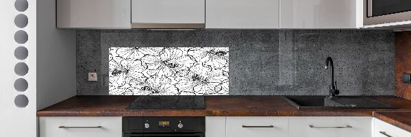 Panel do kuchyně Havajské květiny
