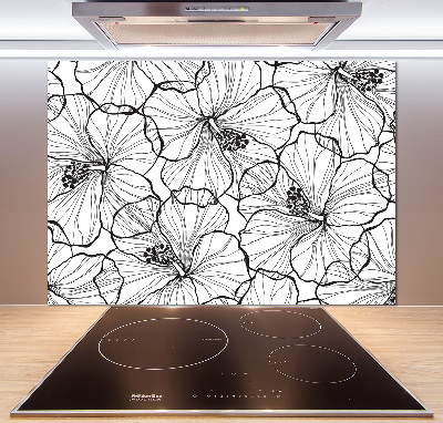 Panel do kuchyně Havajské květiny