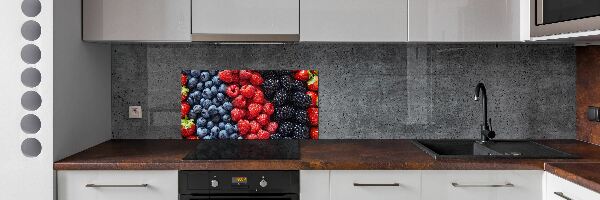 Dekorační panel sklo Lesní ovoce