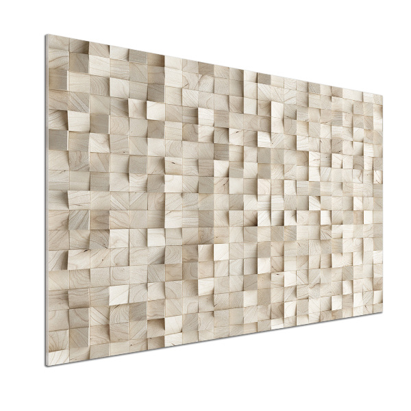 Panel do kuchyně Dřevěné kostky