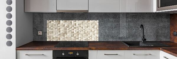 Panel do kuchyně Dřevěné kostky