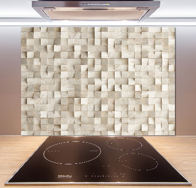 Panel do kuchyně Dřevěné kostky