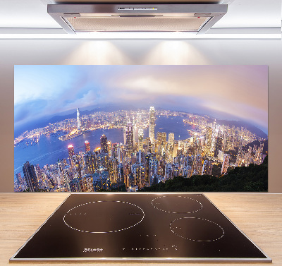 Panel do kuchyně Hongkong panorama