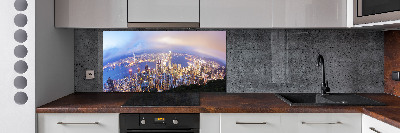 Panel do kuchyně Hongkong panorama