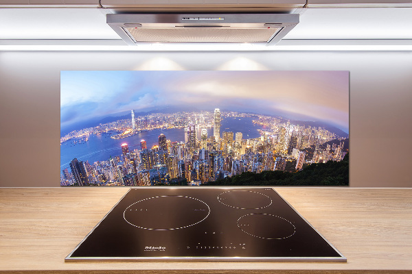 Panel do kuchyně Hongkong panorama