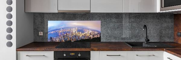 Panel do kuchyně Hongkong panorama