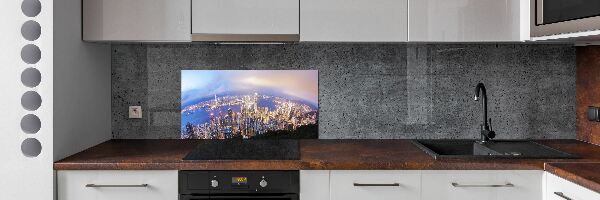 Panel do kuchyně Hongkong panorama