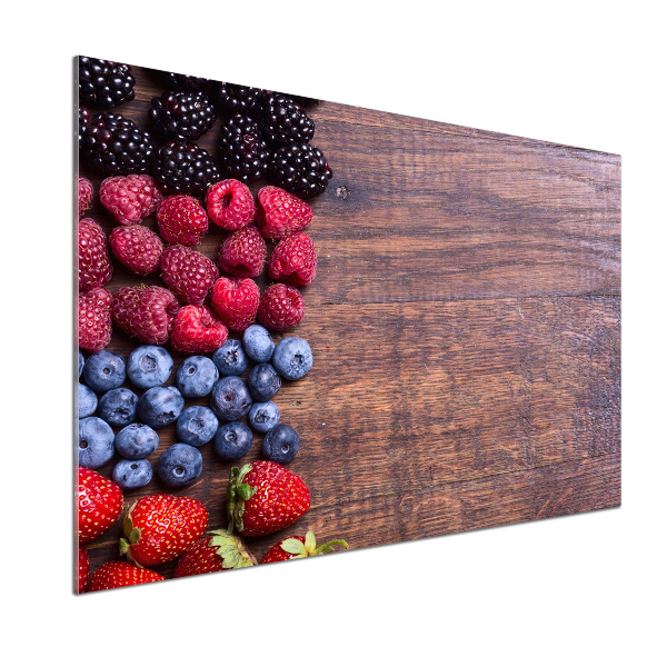 Dekorační panel sklo Lesní ovoce
