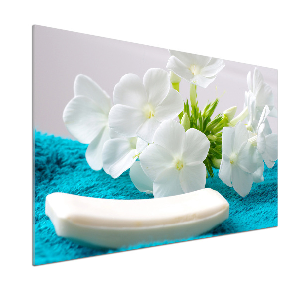 Panel do kuchyně Bílé květiny spa