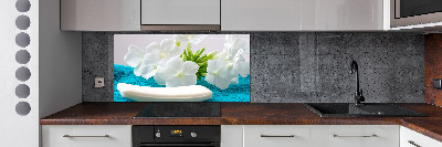 Panel do kuchyně Bílé květiny spa