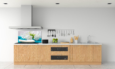 Panel do kuchyně Bílé květiny spa