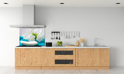 Panel do kuchyně Bílé květiny spa